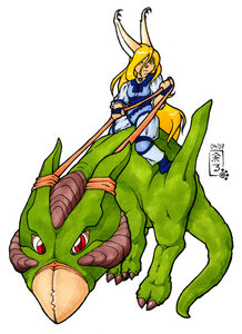 Bunny Rider by AoNekoAmaru