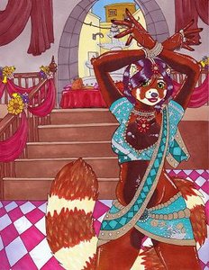 Avani, The Red Panda Temptress by Shippy