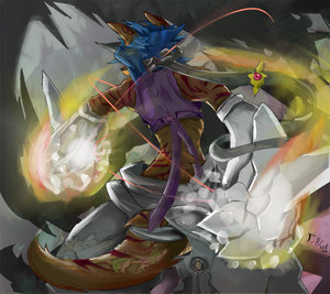 Fighting spirit~ by dragoon86