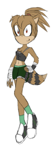 Echo the Raccoon by XxCrossedCutiexX