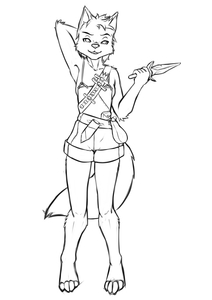 Commission ARandomDog by FoxxJ