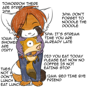 [SK] Reminder Fox Friend by Malachyte