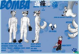 ref sheet by ...  by Bomba