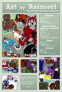Commission Price Guide by Reimori
