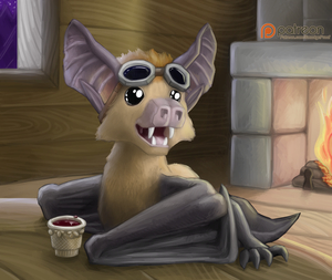 "Aye, chief! Only a thimbler of drink, I am flying tonite." by SmudgeProof