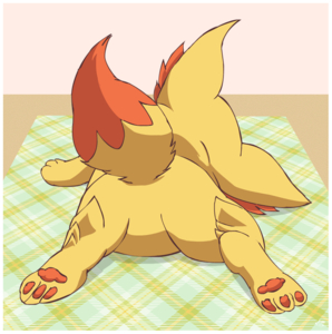 Lazy Fennekin by pichu90