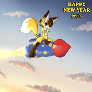 New Year Tuneko [Gift] by NekoStar