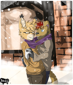 [Commission] Coffe break by KingFoxSoul