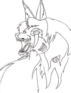 Storm, my werewolf character by Ladywhitewolf