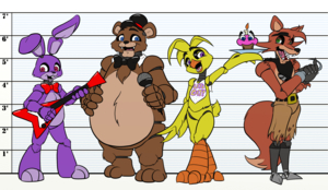 Day Shift at Freddy Fazbear's Pizza Circa 1993 by MuneSol