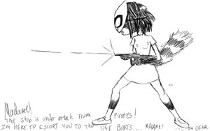 Shooting down pirates by Fairhart