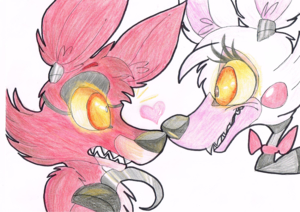 Foxy X Mangle by PlagueDogs123