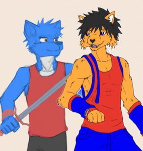 Kiba and Hiro by Kdrj1989