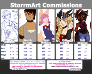 Commission Prices by disturbtheairway