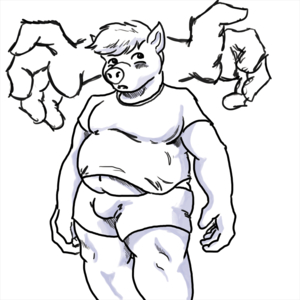 Piggy Peril by NightWolf00a
