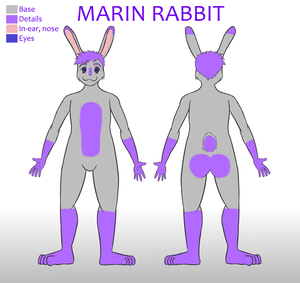 Basic ref sheet v2. by marinrabbit