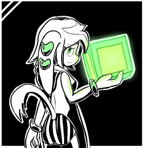 Green cubes by goshaag