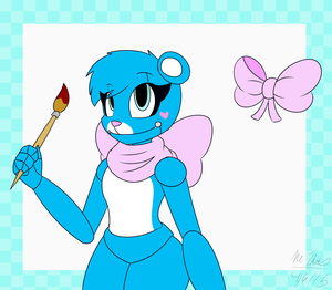 Fnaf oc: North the polar bear by ArtchanStudios
