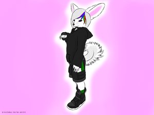 ~Sketch~ Stylish Fensky by NikkiFoxxysocks