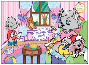 "It wuz'n accident, Mom!!" by Toddlercaiden