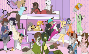 Slumber Party by RisingDragon