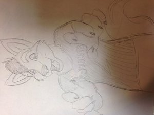 $1 doodle of robbyfox by robbyfoxanzac