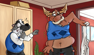 Commission Basil and Niles by niles