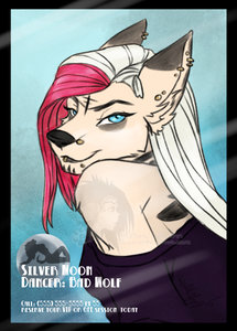 Art Card - Bad Wolf by AnkhsPawAfterDark
