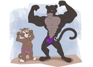 Body building contest by Neenya