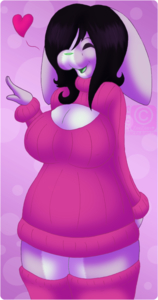 Sweater BunBun Booble Window by SquishLuna