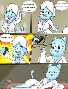 Nicole Relaxing Day: page 1 by Scrabble007
