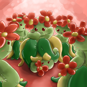 Upskirt Aromatherapy (Bellossom Pokemon TF) by Mewscaper