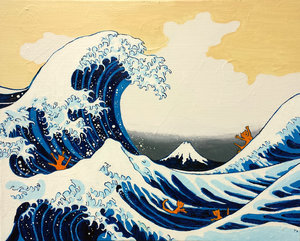 The Great Wave vs. Taurs by textubs