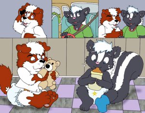 "There's still a little cub inside in all of us!" 2 by nelson88