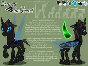 Zearou "Blackheart" - Character Reference Sheet by zearoupon3