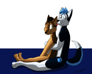 Brotherly Cuddles by Digeri
