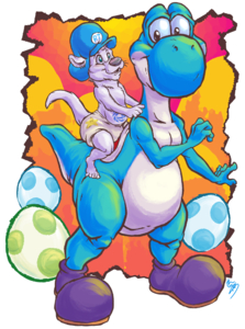 Yoshi time by riocool7