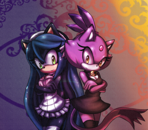 Mana and Blaze by Gabrielblackcat