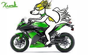 Krank on a Bike by HWF