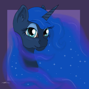 When all else fails.. Draw Best Princess Luna by wolfgrrlie