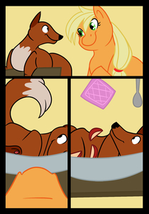 Fox-apple pie by Tervicz