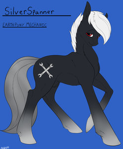 character Silver spanner (art backlash91) by Orkekum