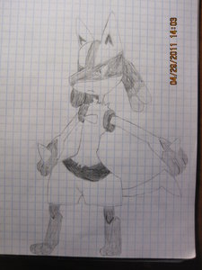 Lucario by PrinceRiolu