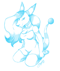 Digital Sketch: Sissy Rós by FlyingFennec