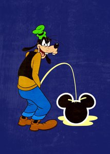 Goofy Pee-Shirt Design by Duke