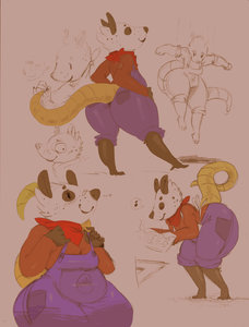 poppy doodles by Evilbagel