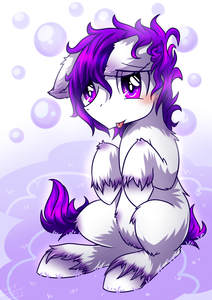 [Commission] Fluffy Stallion  by vavacung
