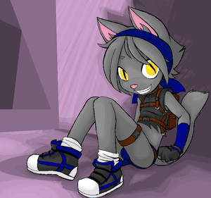 Little Grey Cat by paige
