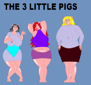 meet the 3 little pigs   by bigbadwolf20000