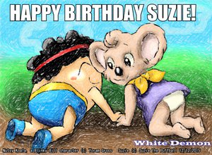 Happy Early Bday chubby pal by WhiteDemon